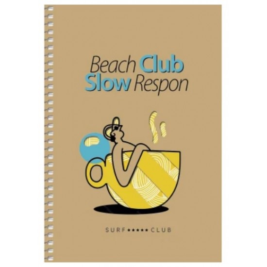 Зошит для записів, спiраль, А5/96арк., без лініювання, кремовий блок, 70г/м2, крафт, лаз. висічка, S Зошит для записів, спiраль, А5/96арк., без лініювання, кремовий блок, 70г/м2, крафт, лаз. висічка, S