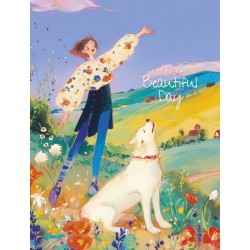 Зошит загальний, скоба, А4/40арк., у клітинку, білий блок, 70г/м2, картон, мат. ламінація, Student