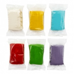 Набір тіста для ліплення Play Dough, 6*100 гр, ТМ MOMCLAY Набір тіста для ліплення Play Dough, 6*100 гр, ТМ MOMCLAY