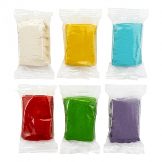 Набір тіста для ліплення Play Dough, 6*100 гр, ТМ MOMCLAY Набір тіста для ліплення Play Dough, 6*100 гр, ТМ MOMCLAY