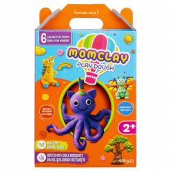 Набір тіста для ліплення Play Dough, 6*100 гр, ТМ MOMCLAY