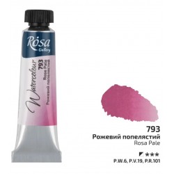 Фарба акварельна, Рожевий попелястий (793), туба, 10мл, ROSA Gallery