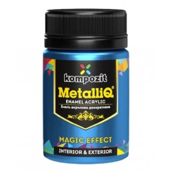 Емаль акрилова MetalliQ "Kompozit", блакитне сяйво, 0,07 кг
