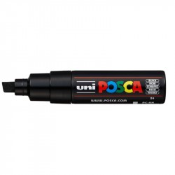 Маркер uni POSCA, 8мм, чорний
