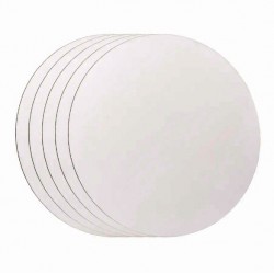 МДФ грунтоване, кругле, Ø10 см, акрил, набір 5 шт. ROSA Studio