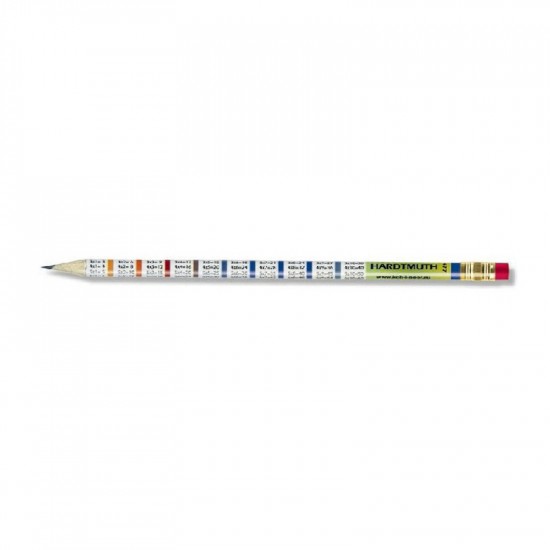 Олівець графітний, НВ, гумка, табл. множення