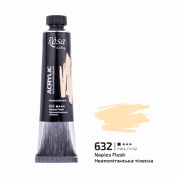 Фарба акрилова, Неаполітанська тілесна (632), 20мл, ROSA Gallery