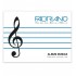 Альбом для нот, MUSICA, 17х24см, 80г/м2, 16л, Fabriano