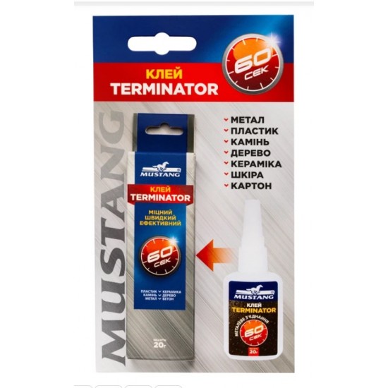 Клей TERMINATOR MUSTANG 20g