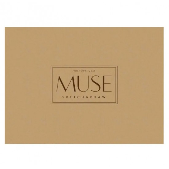 Блок для ескізів та малювання, А5+/40арк., 115г/м2, MUSE, PB-GB-040-064 Блок для ескізів та малювання, А5+/40арк., 115г/м2, MUSE, PB-GB-040-064