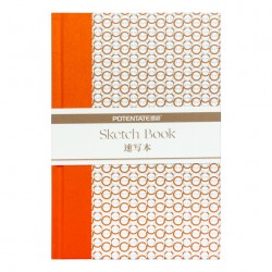 Скетчбук для ескізів Hardbound Stitch, 14,2х21 см, 180 г/м2, 48 л, Potentate