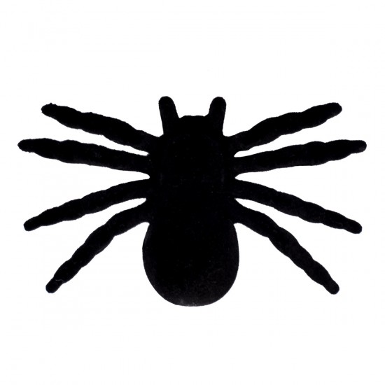 Набір пласт.павуків Yes! Fun Хелловін, 11,5*7 см, 4 шт, оксамит, чорні