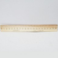 Лінійка, дерево,25см (Люкс-колор) арт.ЛД25