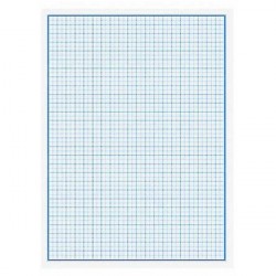 Папір масштабно-коорд. А3, (400х300мм), 1 арк., блакитний _МК3101