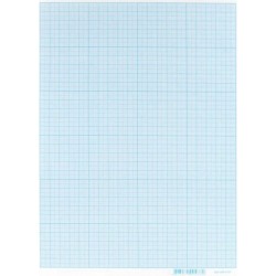 Папір масштабно-коорд. А3, 10 аркушів, в п/п пакеті, блакитний _МК3110Е