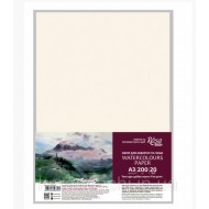 Папір для акварелі, пакет, А3 (29,7х42см), 20арк, Дрібне зерно, 200г/м2, ROSA Studio Папір для акварелі, пакет, А3 (29,7х42см), 20арк, Дрібне зерно, 200г/м2, ROSA Studio