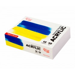 Набір акрилових фарб Ukraine 12x10мл, ROSA START