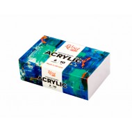 Набір акрилових фарб Ukraine 6x10мл, ROSA START