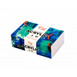 Набір акрилових фарб Ukraine 6x10мл, ROSA START