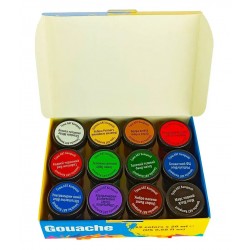 Набір: Гуаш художня PREMIUM 12*20 мл (12 кольор.) ART Kompozit