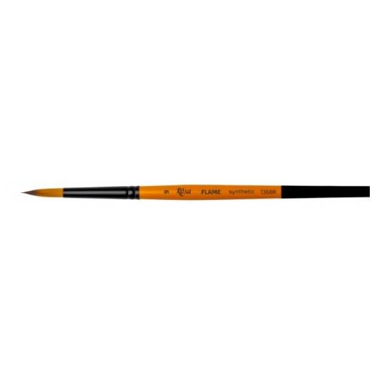 Синтетика кругла, FLAME 1368R, №9, к.р. пензель ROSA