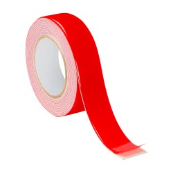 MUSTANG Двостороння клейка стрічка на вспіненій основі SUPER FIX, 25мм*5м MUSTANG Двостороння клейка стрічка на вспіненій основі SUPER FIX, 25мм*5м