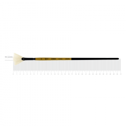 Щетина віялова, AMBER 2306FN, №8, д.р. пензель ROSA