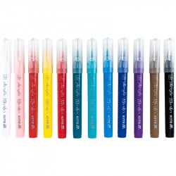 Маркери-пензлики акрилові, набір 12шт, Kite Creative