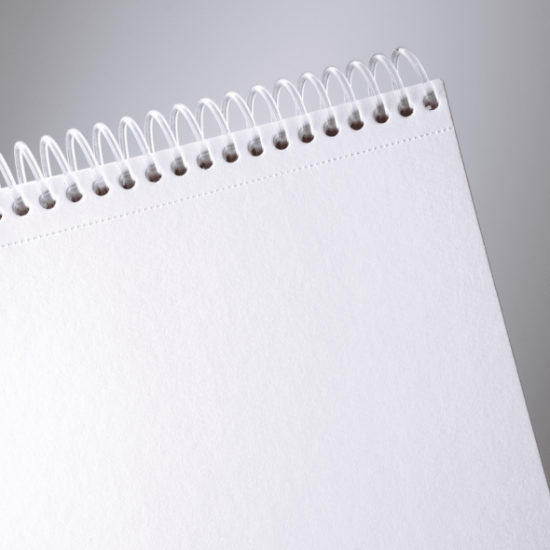 Скетчбук для акварелі на спіралі А4, 200г/м2, 32 л, білий папір, Бірюза, ROSA Studio