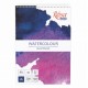 Скетчбук для акварелі на спіралі А4, 200г/м2, 32 л, білий папір, Фіолетовий, ROSA Studio