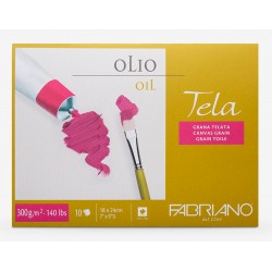 Склейка для олії Tela, 18х24 см, 300 г/м2, 10 л, Fabriano