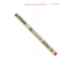 Лінер PIGMA Micron (0.1), 0,25мм, Червоний, Sakura Лінер PIGMA Micron (0.1), 0,25мм, Червоний, Sakura