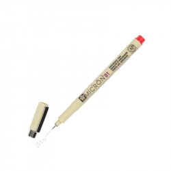 Лінер PIGMA Micron (0.1), 0,25мм, Червоний, Sakura