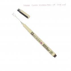 Лінер PIGMA Micron (0.5), 0,45мм, Сепія, Sakura Лінер PIGMA Micron (0.5), 0,45мм, Сепія, Sakura