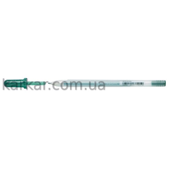 Ручка гелева, METALLIC, Зелений хакі, Sakura