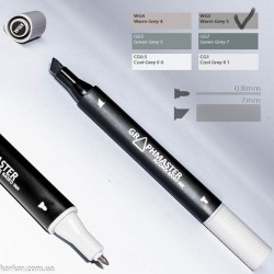 Маркер художній Graphmaster Warm Grey 5 WG5