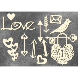 Набор чипбордов "Дела сердечные 2" FDCH-104 Набор чипбордов "Дела сердечные 2" FDCH-104