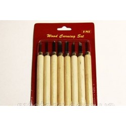 Набір різців по дереву,  8шт., в блістері, (11513), D.K.ART & CRAFT