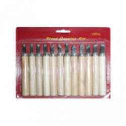 Набір різців по дереву, 12шт., в блістері, (11514), D.K.ART & CRAFT