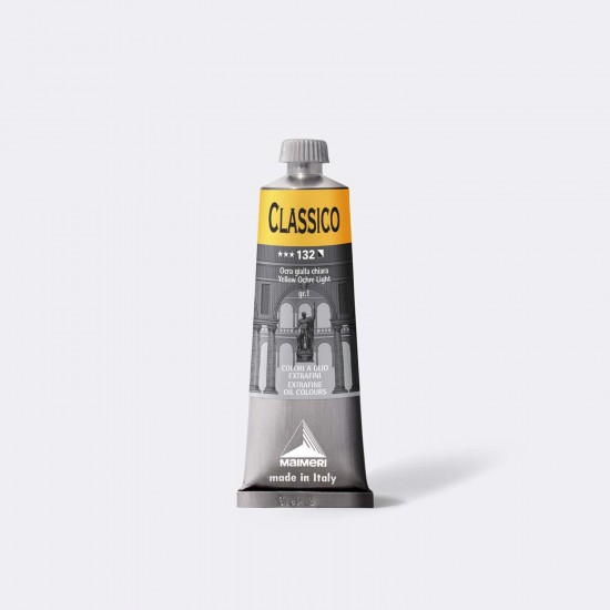 132 охра жовта світла Classico 60 мл олiйна фарба 132 охра жовта світла Classico 60 мл олiйна фарба