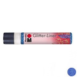 Контур, Сапфір(темно-синій), з блискітками, 25мл, Marabu Контур, Сапфір(темно-синій), з блискітками, 25мл, Marabu