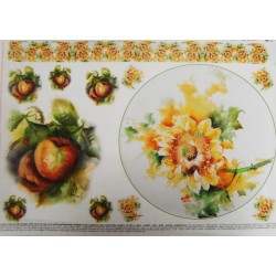 Папір для декупажу, Літня хризантема , 25*35см