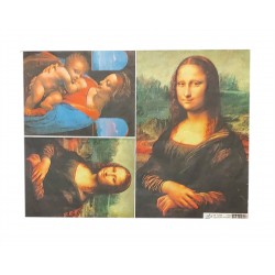Папір для декупажу,  Монна Ліза 2, 40*30см, 60г/м2
