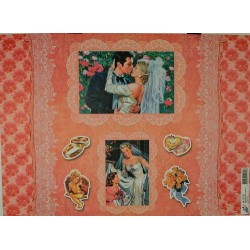 Папір для декупажу, Весілля-2, 40*30см, 60г/м2