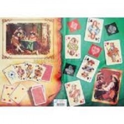 Папір для декупажу, Гральні карти, 40*30см, 60г/м2, 08911