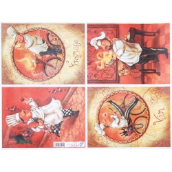 Папір для декупажу, Кухар-1, 40*30см, 60г/м2