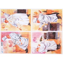 Папір для декупажу, Кухарі-2, 40*30см, 60г/м2