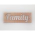 1618-Слово "Family", фанера 10 мм, 30*11
