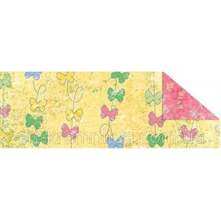 Картон дизайнерский двусторонний  "Парадис" 300г 20х30см ЖЕЛТЫЙ мотив БАБОЧКИ Картон дизайнерский двусторонний  "Парадис" 300г 20х30см ЖЕЛТЫЙ мотив БАБОЧКИ