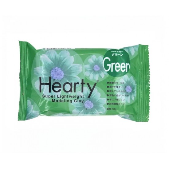 Пластика самозастигаюча Hearty, Зелена, 50 г, Padico